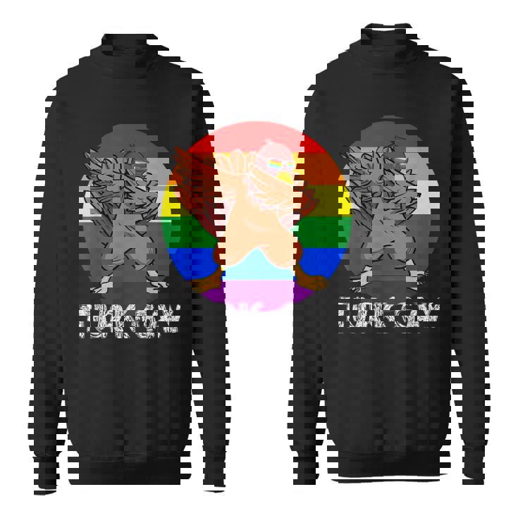 Lgbt Pride Gay Lesbian Turkey Matching Thanksgiving Sweatshirt