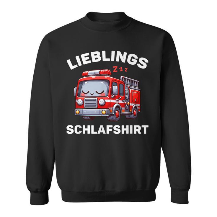 Lieblings Schlaf Pyjamas Children's Fire Brigade Sweatshirt