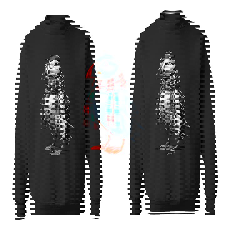 Macareux Macareux Avec Écharpe Et Joli Macareux Sweater e