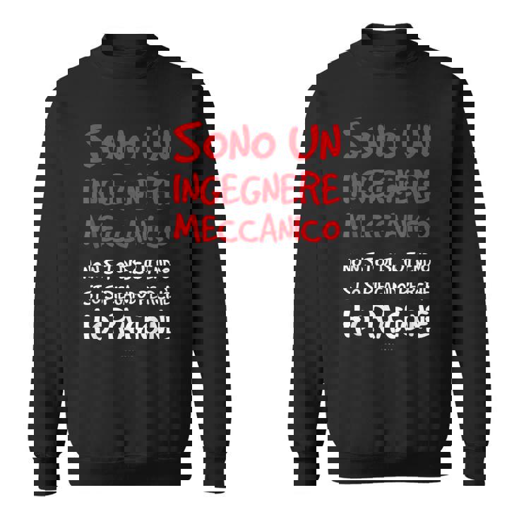 Maglia Ingegnere Meccanico Regalo Laurea Ingegneria Felpa
