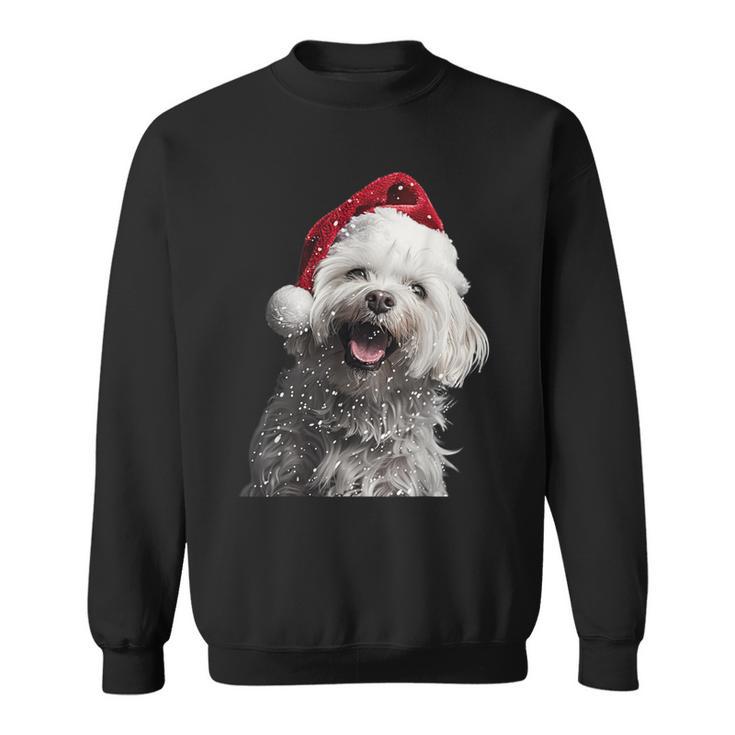 Maltese Christmas Sweatshirt