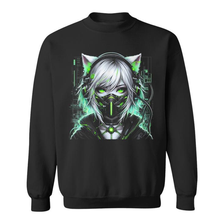 Manga Anime Ästhetische Cyberpunk Techwear Harajuku Sweatshirt