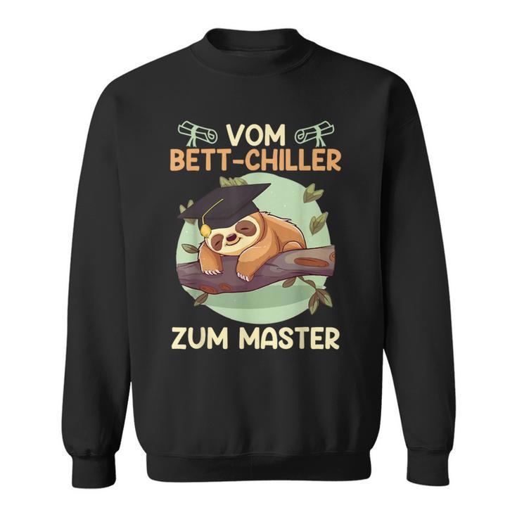 Masterarbeit Bestandenom Bett-Chiller Zum Master Abschluss Sweatshirt