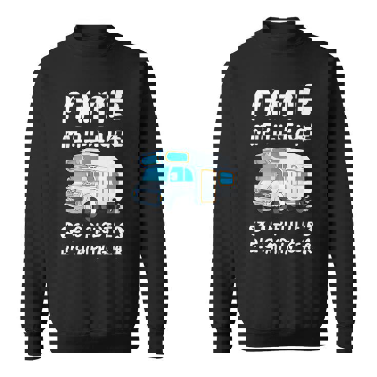 Meilleure Mamie Co-Pilote De Camping Car Retraite Caravane Sweater e