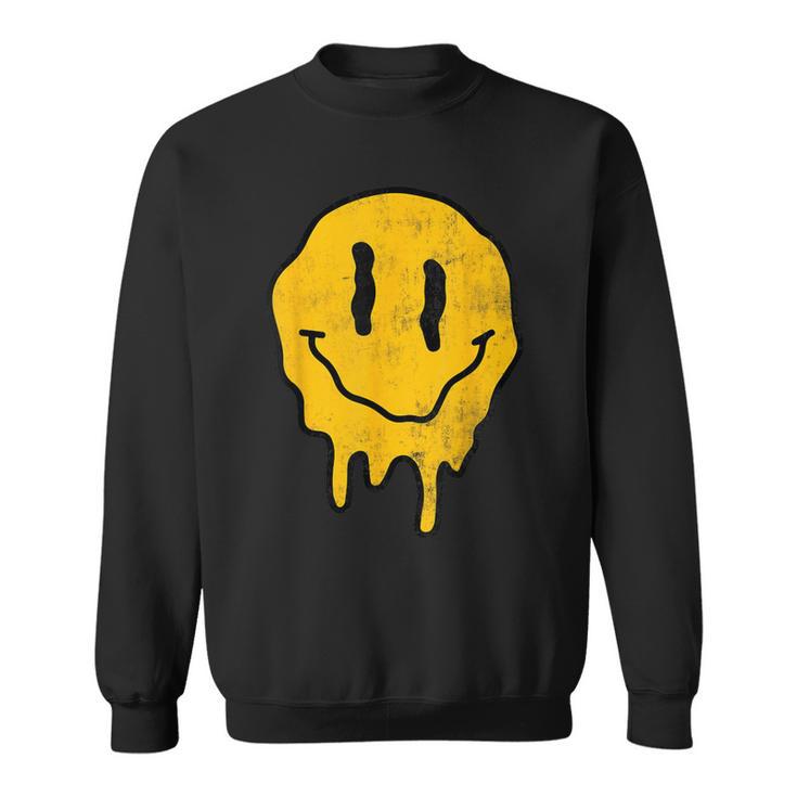 Dripping smiley face hoodie sale