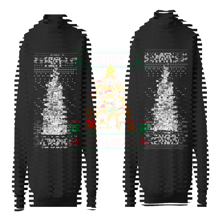 Merry Corgmas Ugly Sweater Corgi Christmas Tree Dog Sweatshirt