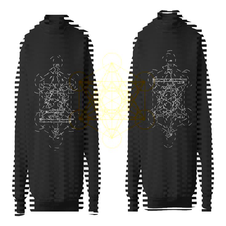 Metatron's Cube Sagrada Geometría Yoga Pray Camisa de entrenamiento