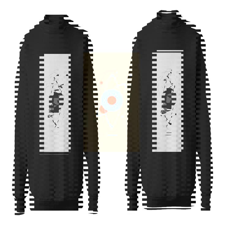 Minimalist Atomic Model Space Planets Science Sweatshirt