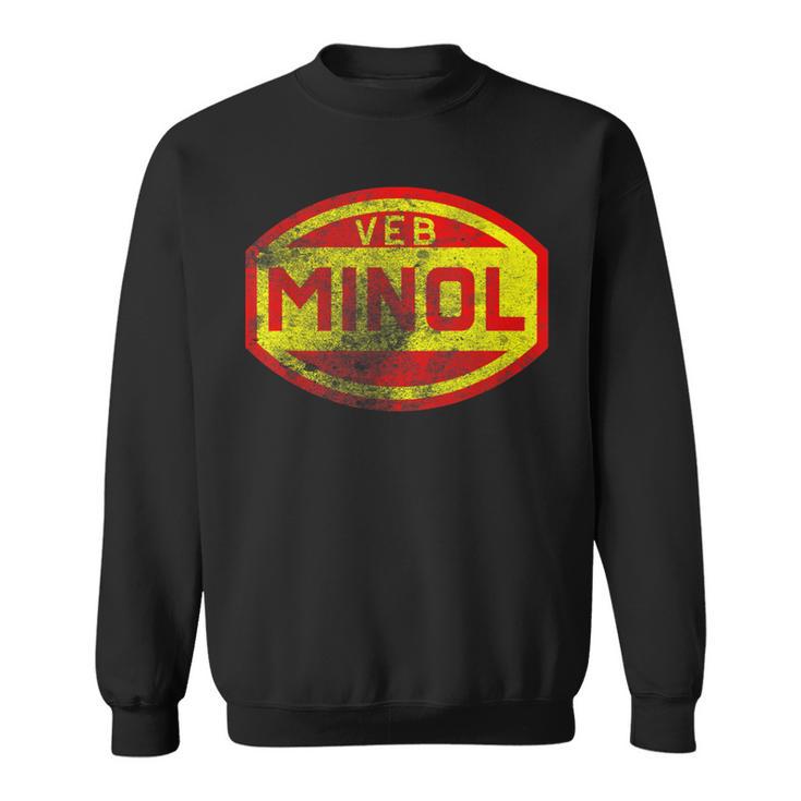 Minol -Eb Folkseigenen Berieb Minol Grunge Effect Sweatshirt