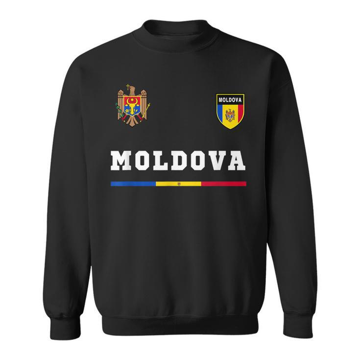 Moldova Sports Football Flag Football Sweatshirt