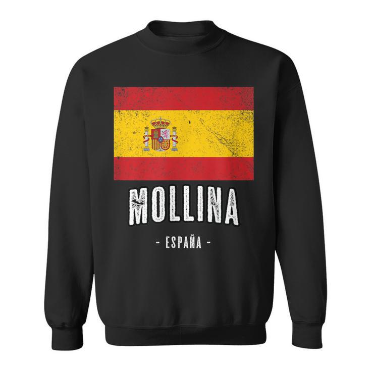 Mollina Spanien Es Flagge Stadt Bandera Sweatshirt