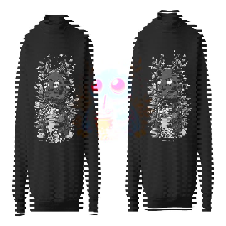 Mothman Bubble Tea Kawaii Boba Tea Sweatshirt