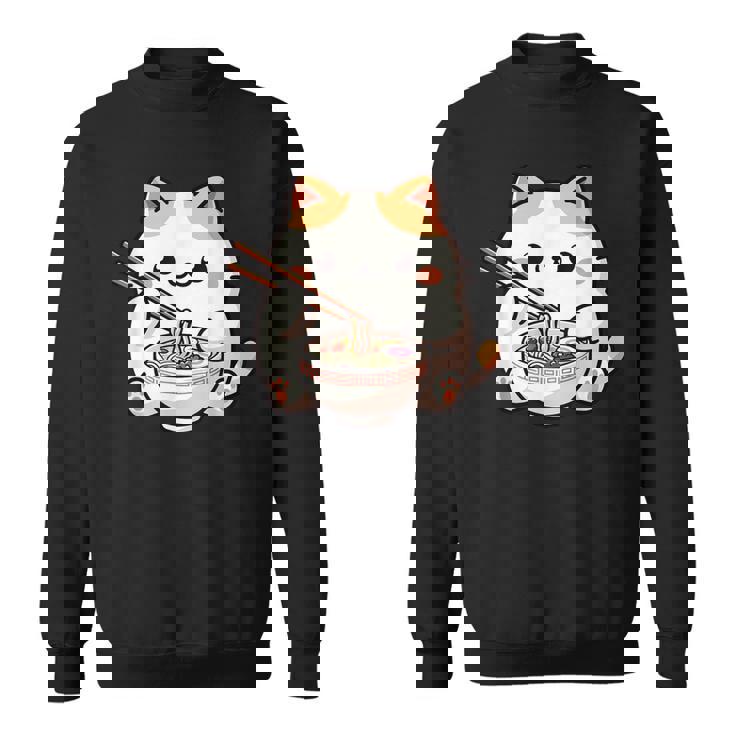 Neko Cat Ramen Anime Kawaii Sweatshirt