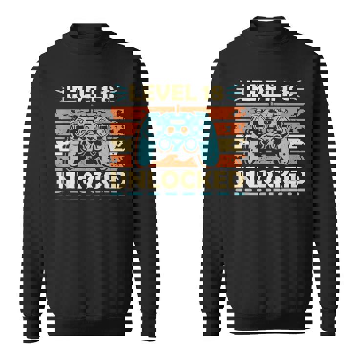 Nivel 18 Desbloqueado 18 Cumpleaños 18 Añosideojuegos Camisa de entrenamiento