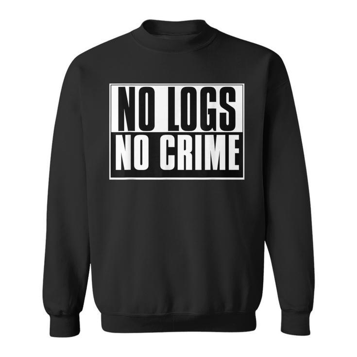 No Registros No Crimen Divertido Cibercrimen Hacker Hacking Camisa de entrenamiento