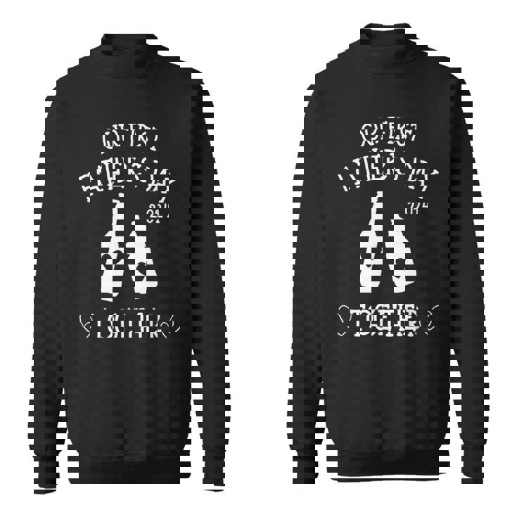 Notre Première Fête Des Pères 2024 Nouveau Père Bière Père Et Fils Sweater e