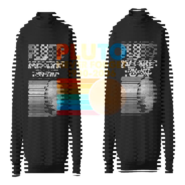 Nunca Olvides A Plutón Estilo Retro Espacio Divertido Camisa de entrenamiento