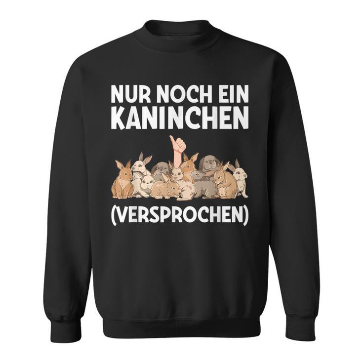 Nur Noch Ein Kaninchen Promise Nur Noch Ein Sweatshirt