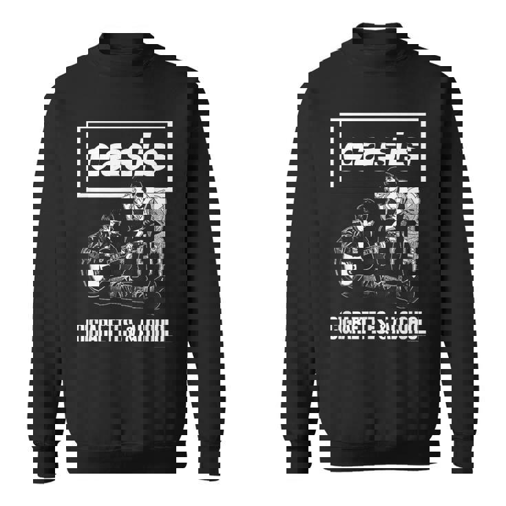 Oasis – Cigarettes And Alcohol Long Sleeve T-Shirt - Monsterry