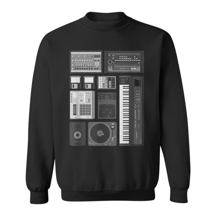 Old School Hip Hop Rap Music Beat Maker Sweatshirt