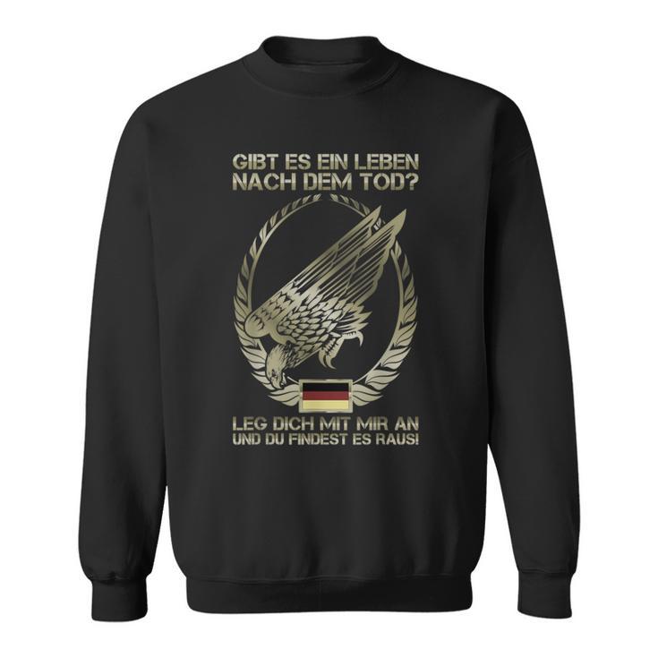 Paratrooper Badge Eagle Ein Leben Nach Dem Tod Sweatshirt