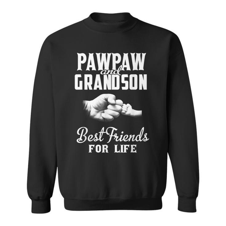 Pawpaw And Grandson Best Friends For Life Grandpa Men Sweatshirt