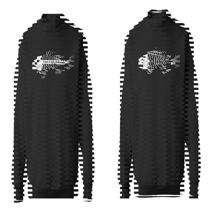 Pesca Fish Bones Pescatore Felpa