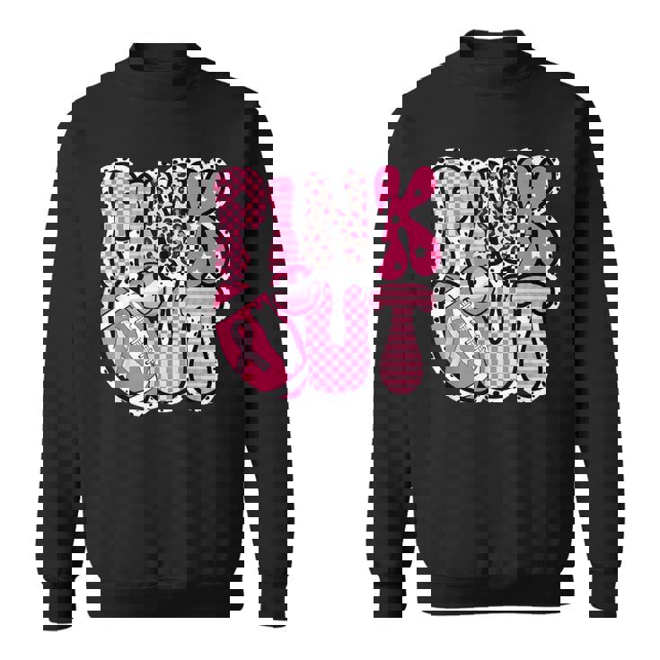 Pink Out Football Team Breast Cancer Awareness Month Sweatshirt