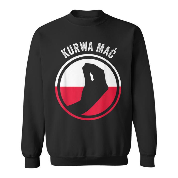 Polska Kurwa Pole Polish Flag Sweatshirt