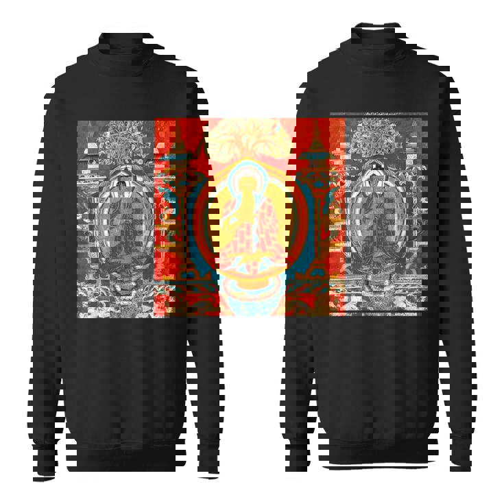 Predicazione Del Buddismo Buddista Tibetano Sakyamuni Thangka Felpa