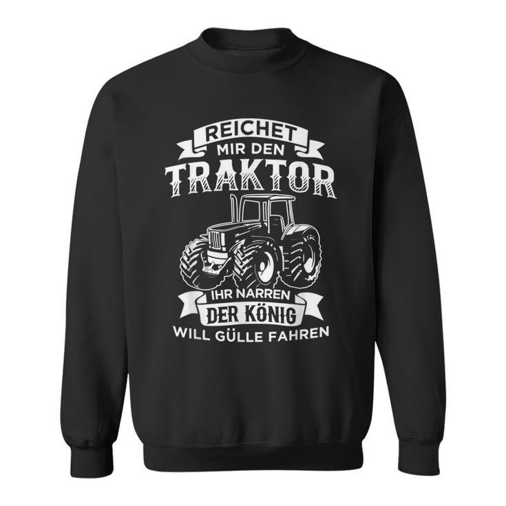 Reichet Mir Den Traktor Ihr Jester Sweatshirt