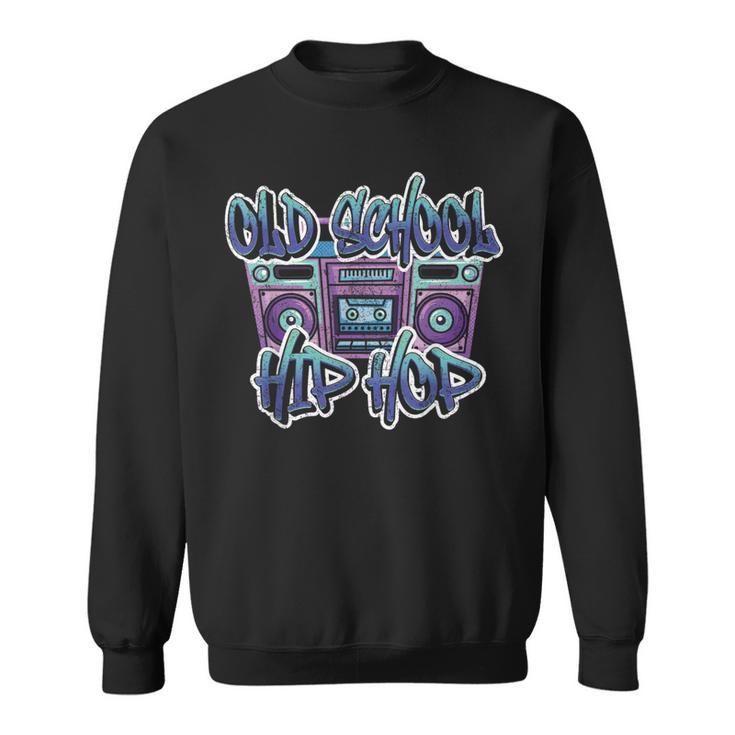 Retro Old School Hip Hop Graffiti Cassette 80S 90S Sweatshirt