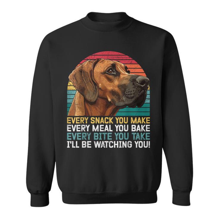 Ridgeback Jeden Bissen Den Du Isst Ridgeback Sweatshirt