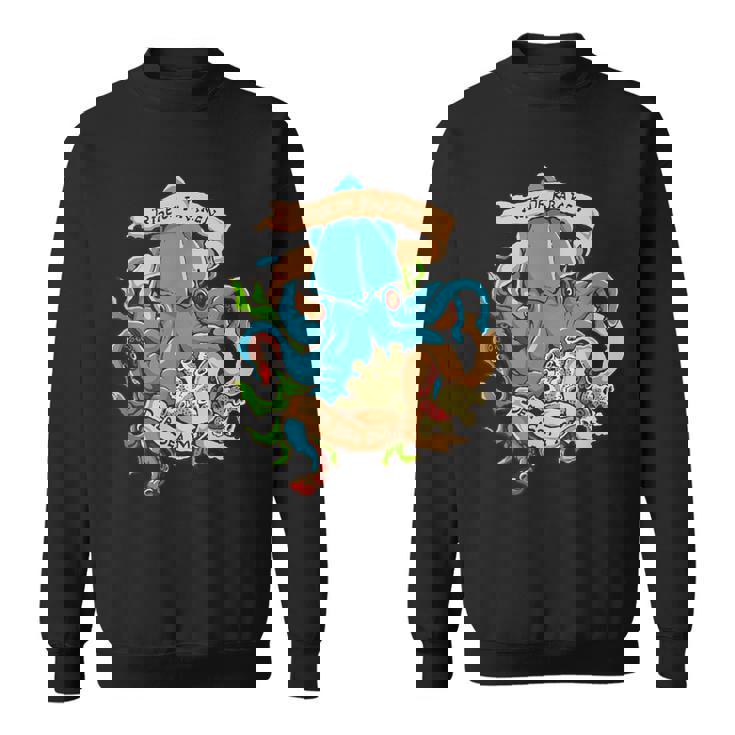 Rise Of Kraken Old School Tattoo Octopus Sea Monster Camisa de entrenamiento