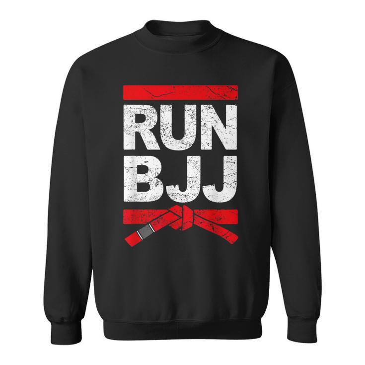 Run Bjj Brazilian Jiu-Jitsu Bjj Belt Sweatshirt