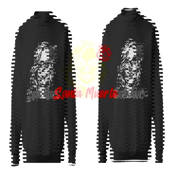 Santa Muerte Messico Skeleton Skull Morte Messicana Calavera Felpa
