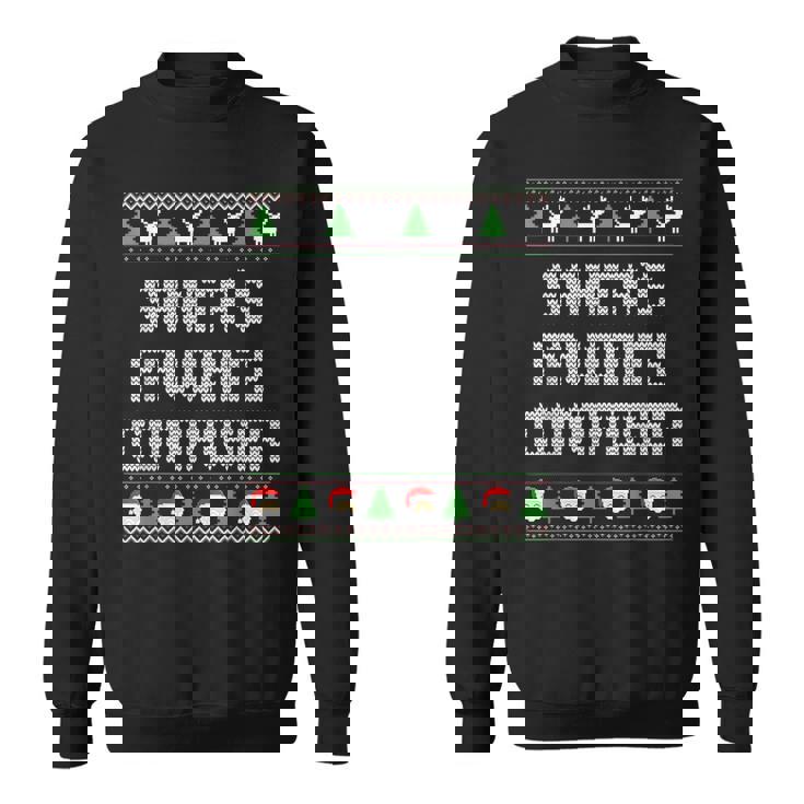 Santa's Favorite Composer Ugly Christmas Sweater Sweatshirt