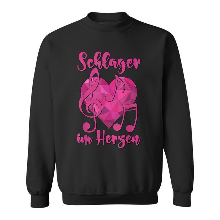 Schlager Schlager Im Herz Sweatshirt