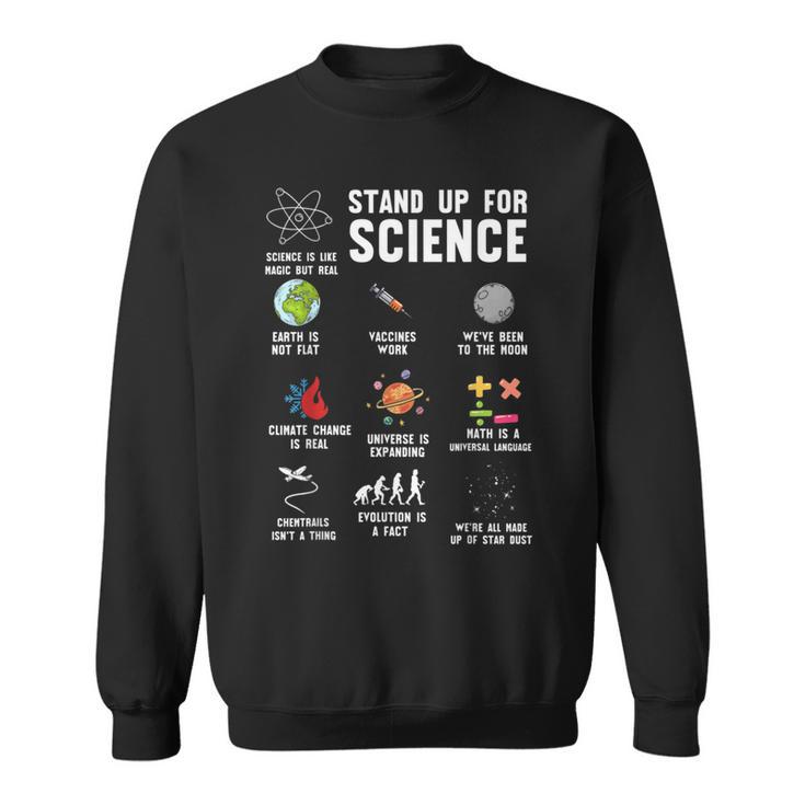 Setz Dich Für Wissenschaft Ein Wissenschaft Klimawandel Sweatshirt