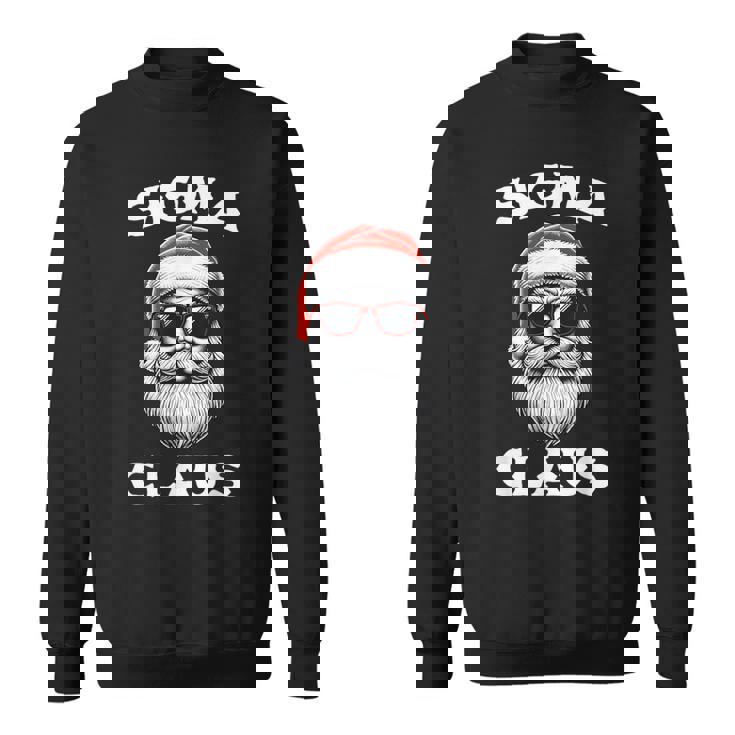 Sigma Claus Santa Christmas Rizz Male The Rizzler Meme Sweatshirt