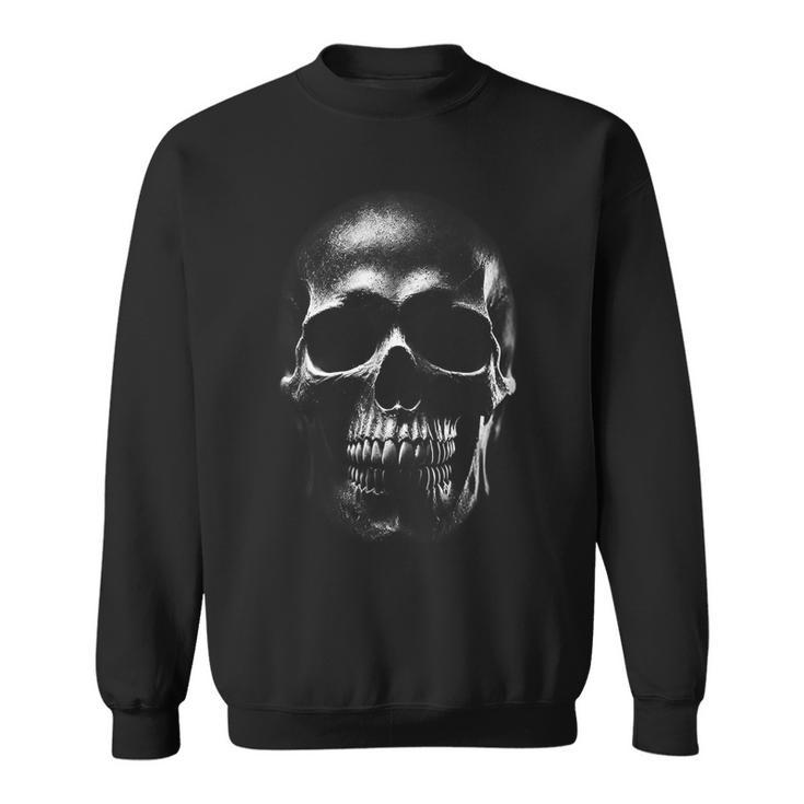 Skull Skull Skull Skeleton Head Sweatshirt