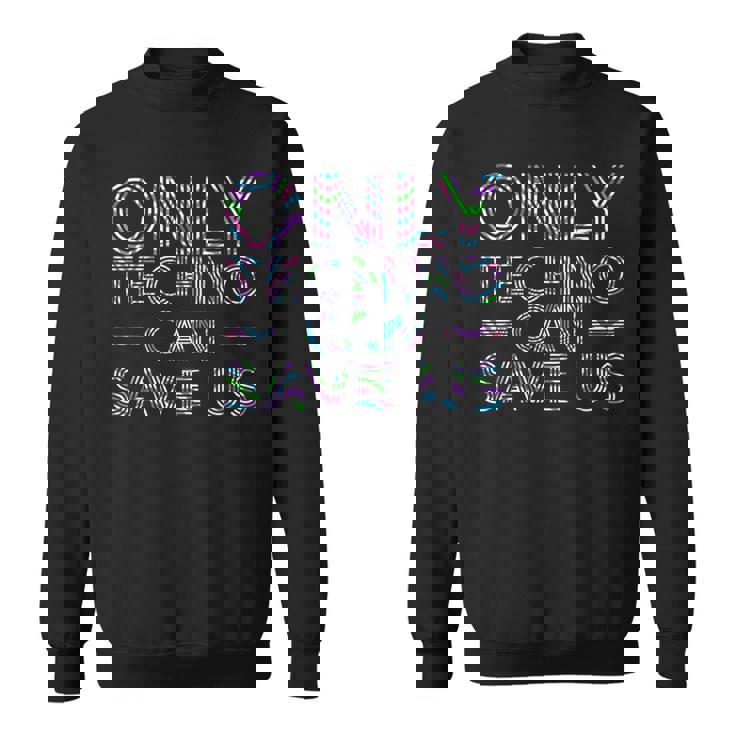 Solo El Techno Puede Salvarnos Edm Music Electronic Dance Camisa de entrenamiento