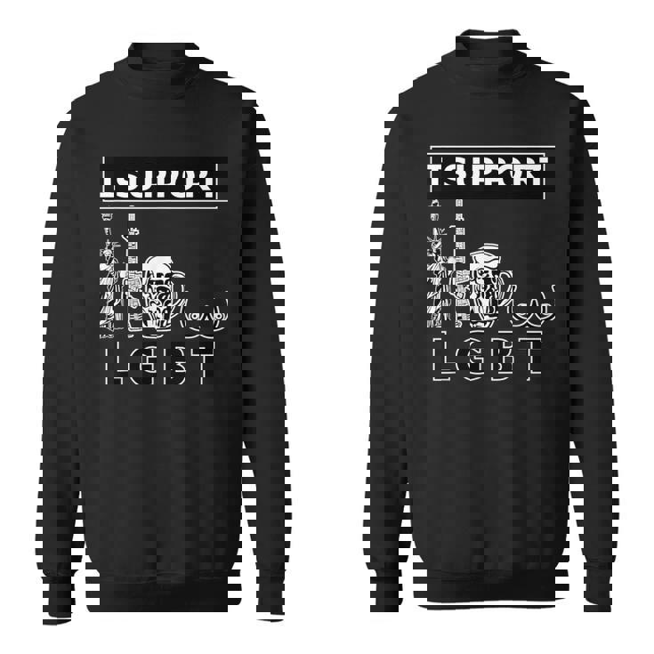 I Support Lgtb Liberty Guns Beer Tits Parody Sweatshirt