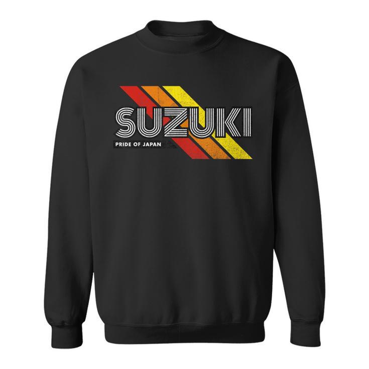 Suzuki Japanese Family Name Retro Vintage Sweatshirt