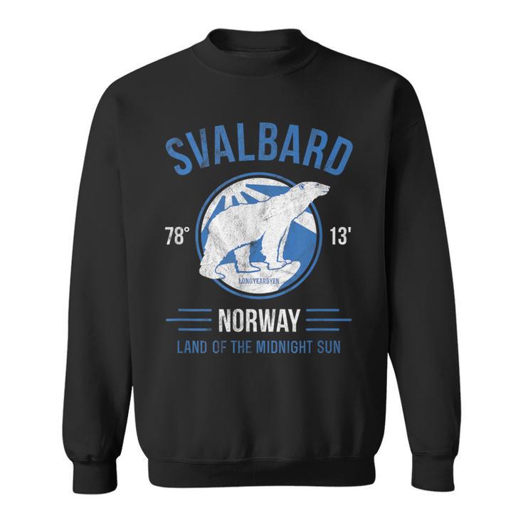 Svalbard Spitzbergen Polar Bear Longyearbyen Norway Polar Bear Sweatshirt