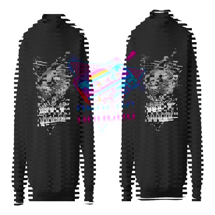 Synthwaveaporwave Cassetta Analogica Anni 80 Felpa