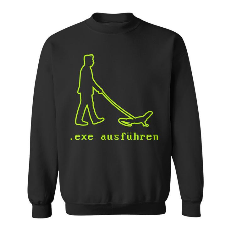 Sys Admin Programmer Informatiker Exe Run Sweatshirt