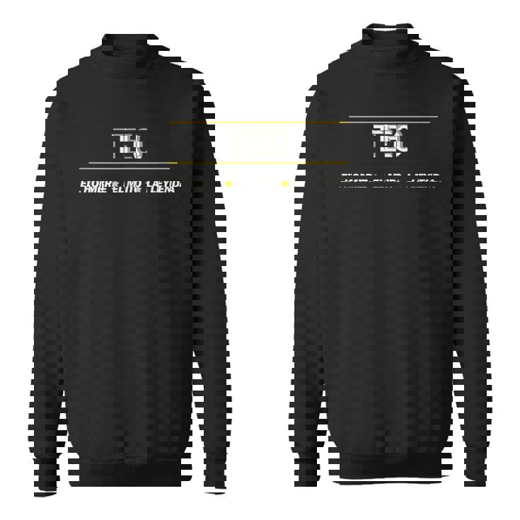 Teo El Hombre El Mito La Leyenda Nombre Ropa Camisa de entrenamiento