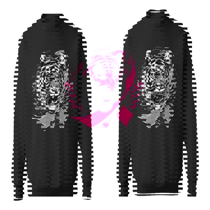 Tiger Pink Ribbon Breast Cancer Awareness Animal Warrior