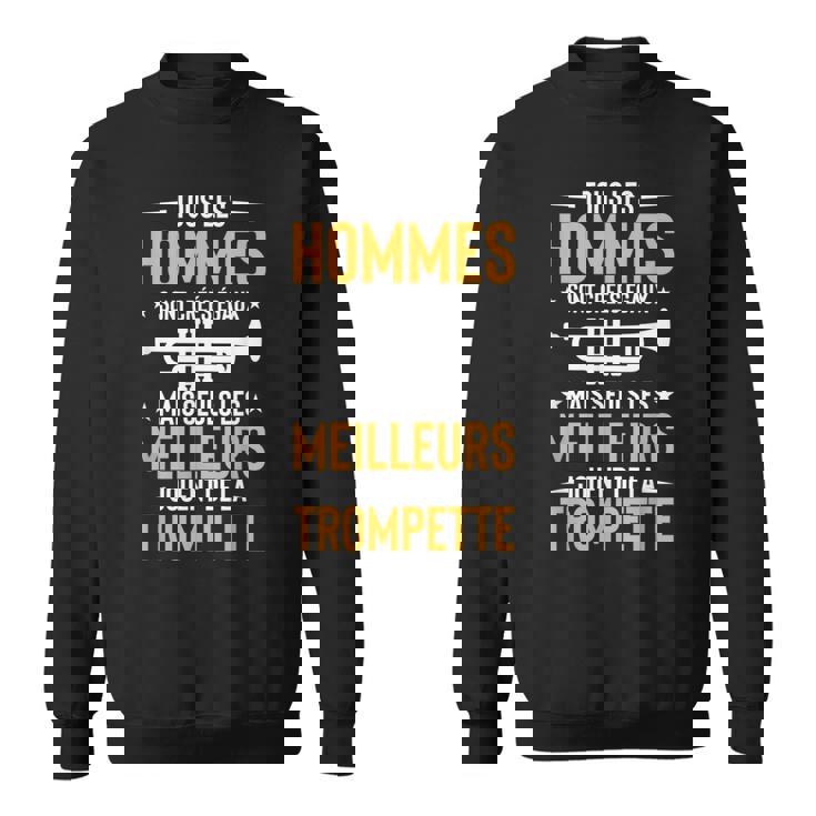 Trompettiste Musicien Meilleurs Jouent De La Trompette Sweater e